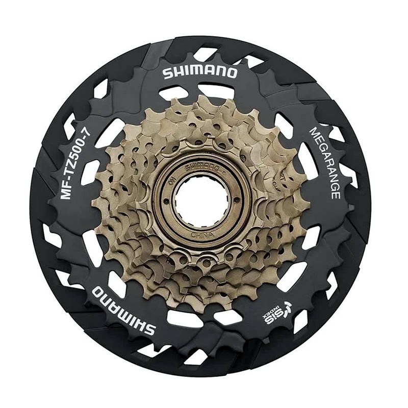 

Трещотка Shimano MF-TZ-500-7 MEGARANGE набор 14-34T с защитой