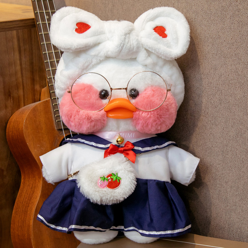 

Мягкая игрушка Утка Лалафанфан Lalafanfan Duck Cafe Mimi