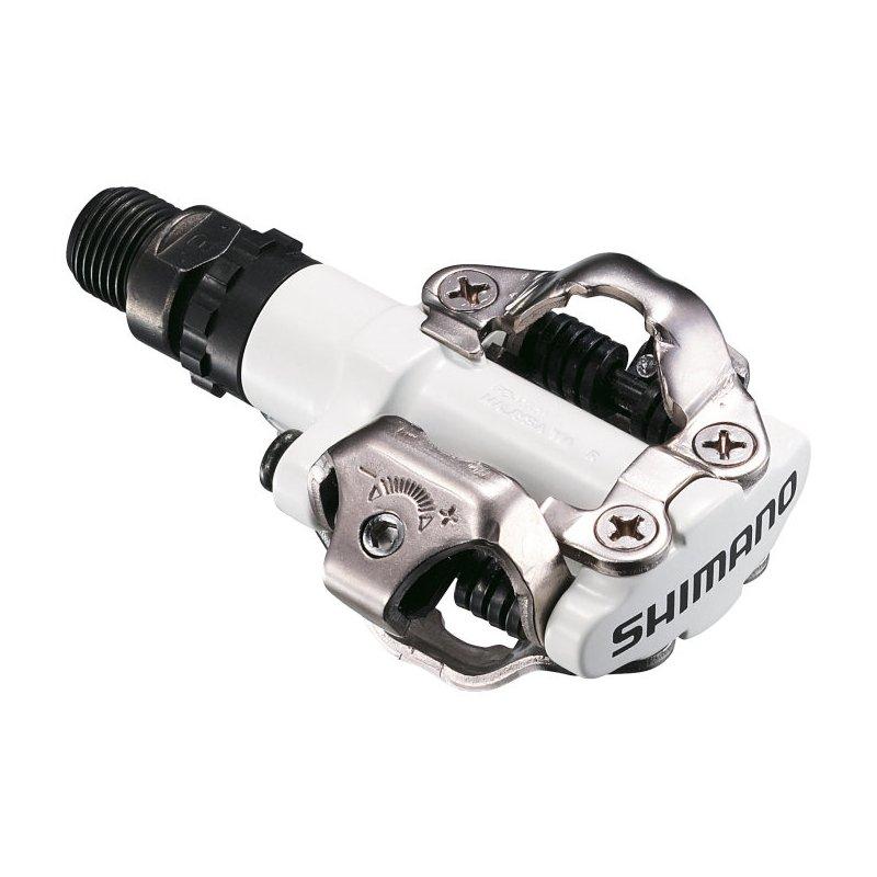 

Педали контактные Shimano PD-M520, SPD, белые