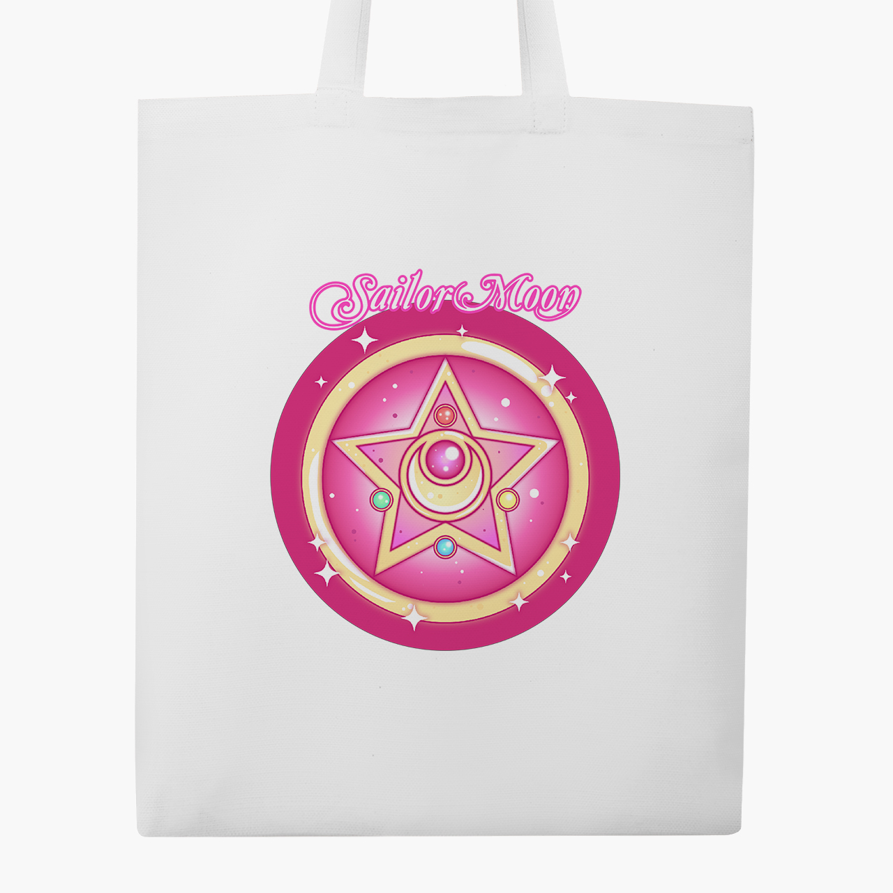

Эко сумка шоппер Сейлор Мун (Sailor Moon) (9227-2918) 41x35 см Белый