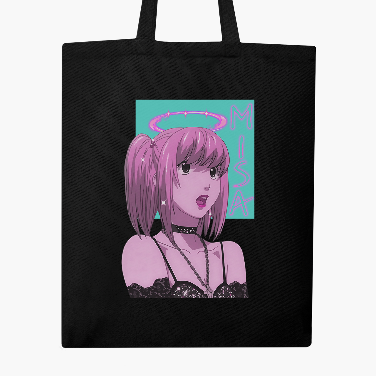 

Эко сумка шоппер Death Note Misa Amane (9227-2827) 41x35 см Черный