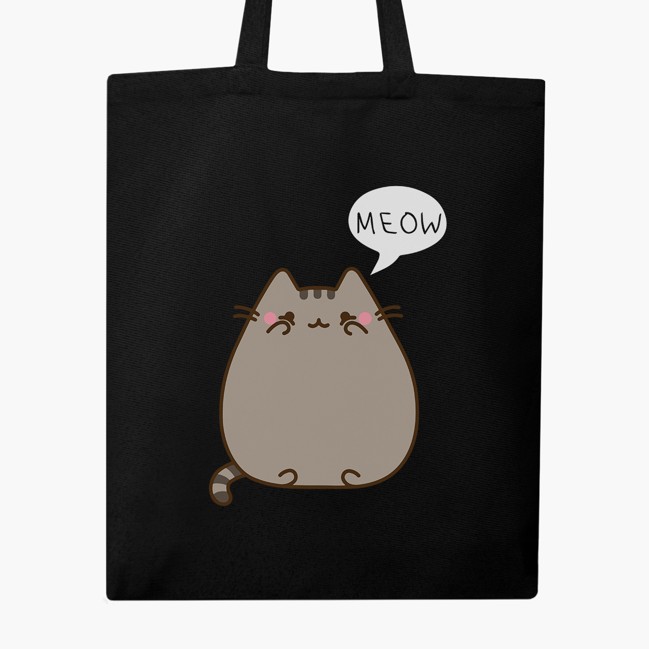 

Эко сумка шоппер Pusheen Cat (9227-2853) 41x35 см Черный