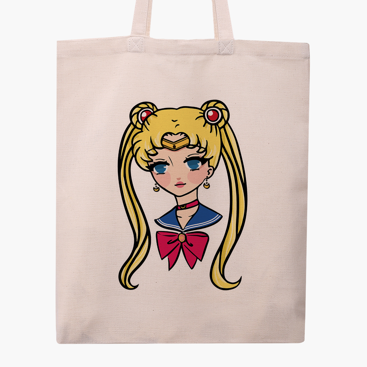 

Эко сумка шоппер Сейлор Мун (Sailor Moon) (9227-2926) 41x35 см Бежевый