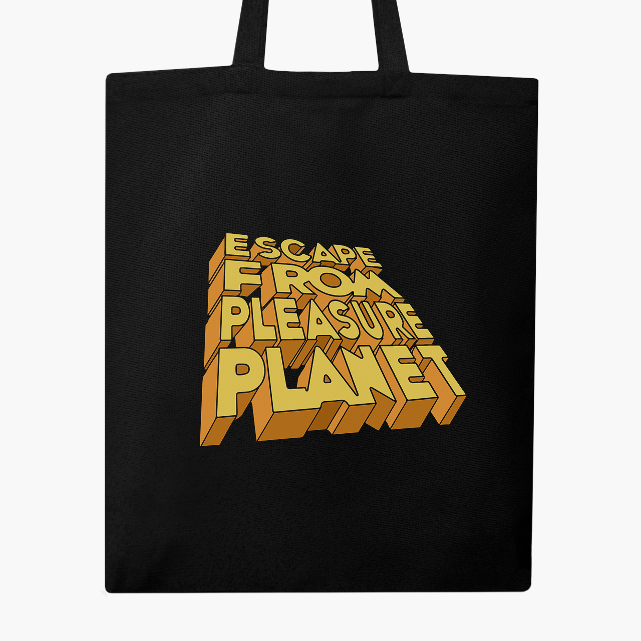 

Эко сумка шоппер Escape from pleasure planet (9227-2856) 41x35 см Черный