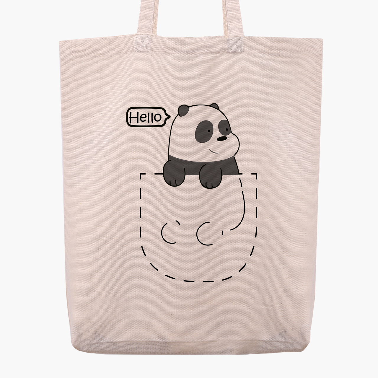 

Эко сумка шоппер Вся правда о медведях (We Bare Bears) (9227-2903) 41x35x8.5 см Бежевый