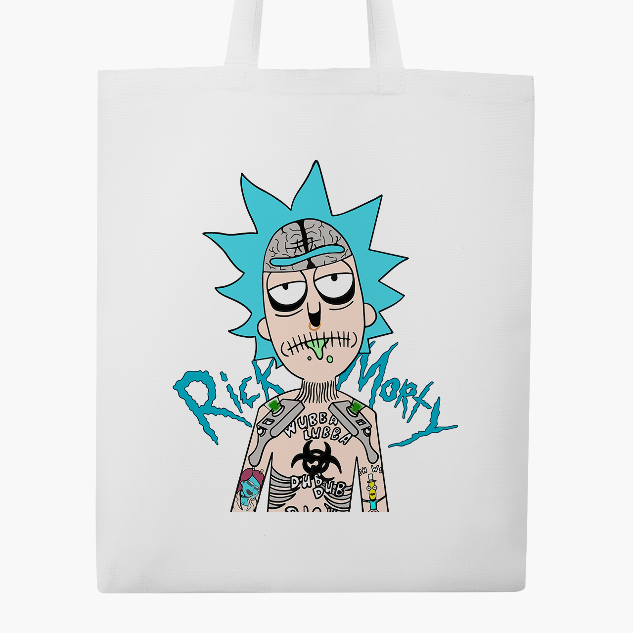 

Эко сумка шоппер Морти Смит Рик и Морти (Morty Smith Rick and Morty) (9227-2930) 41x35 см Белый