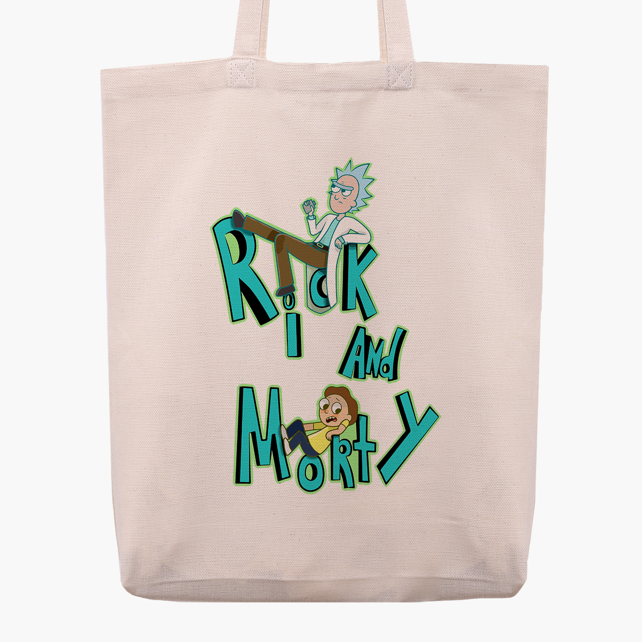 

Эко сумка шоппер Рик Санчез и Морти Смит Рик и Морти (Rick and Morty) (9227-2939) 41x35x8.5 см Бежевый