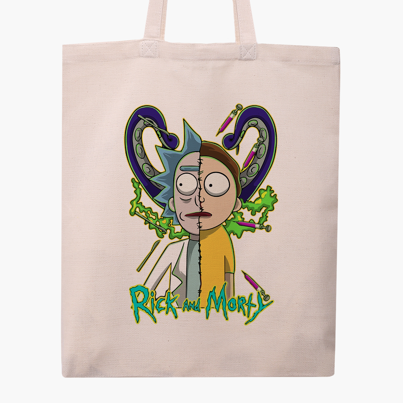 

Эко сумка шоппер Рик Санчез Рик и Морти (Rick Sanchez Rick and Morty) (9227-2935) 41x35 см Бежевый