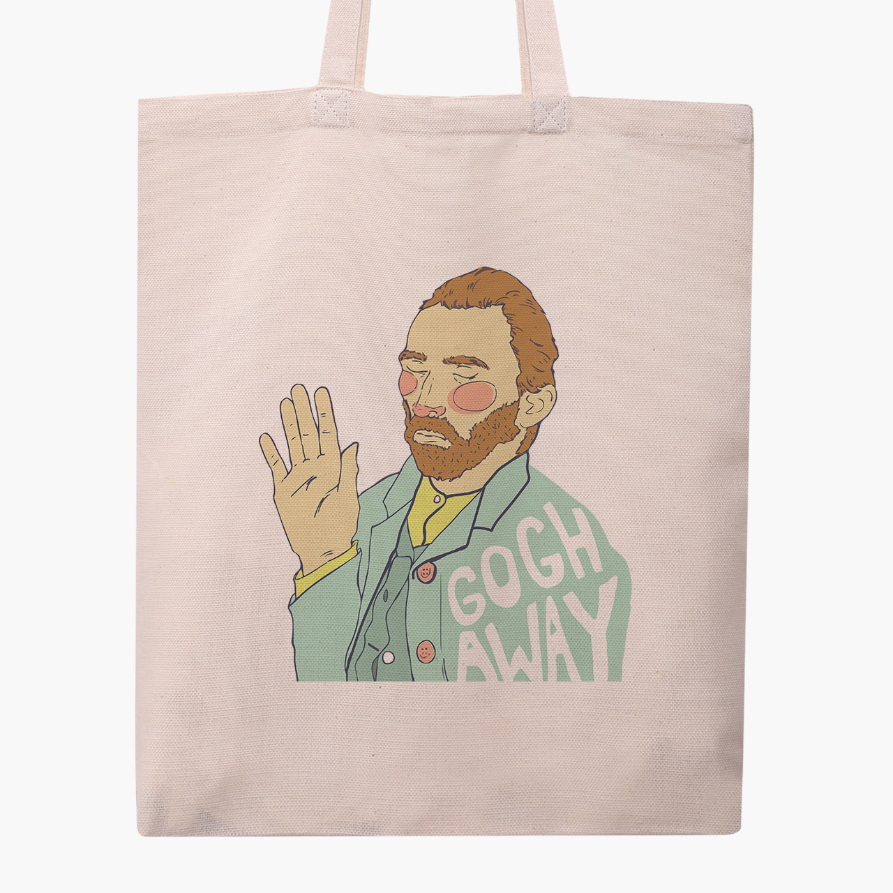 

Эко сумка шоппер Винсент Ван Гог (Vincent van Gogh) (9227-2949) 41x35 см Бежевый
