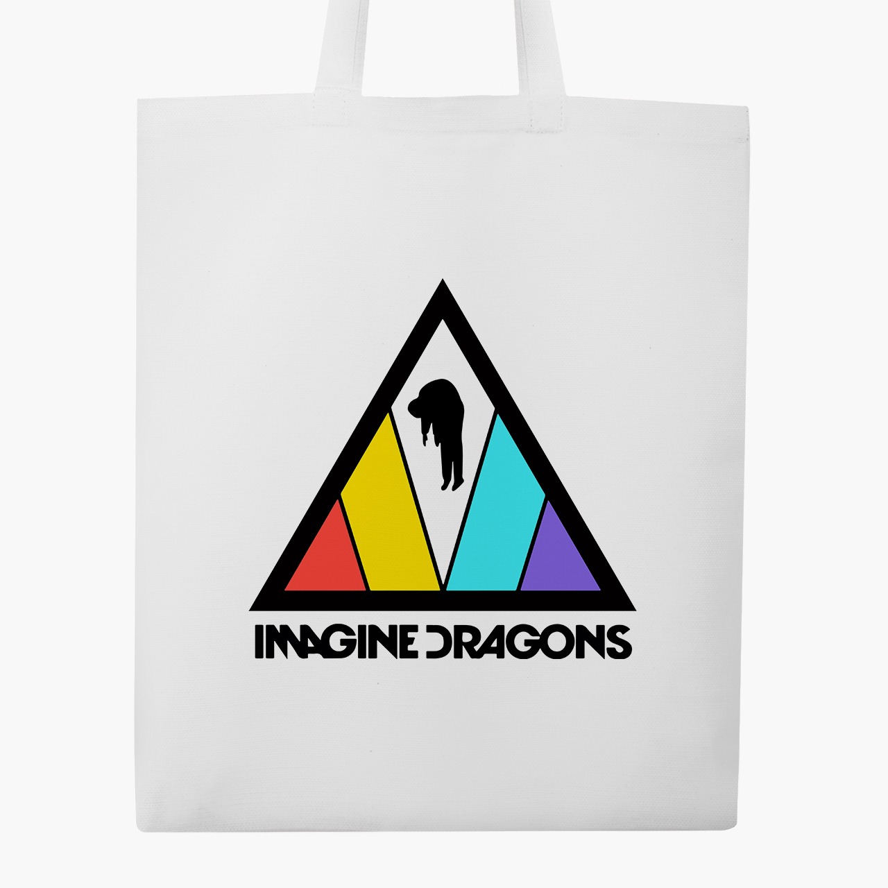 

Эко сумка шоппер Имеджин Драгонс (Imagine Dragons) (9227-2978) 41x35 см Белый