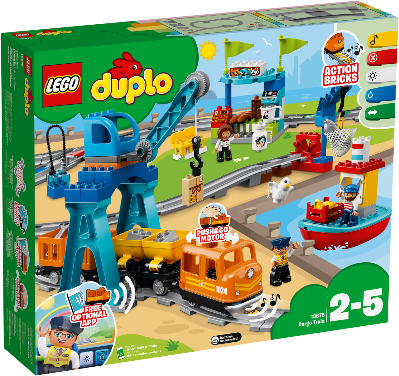 

Lego Duplo Грузовой поезд 10875