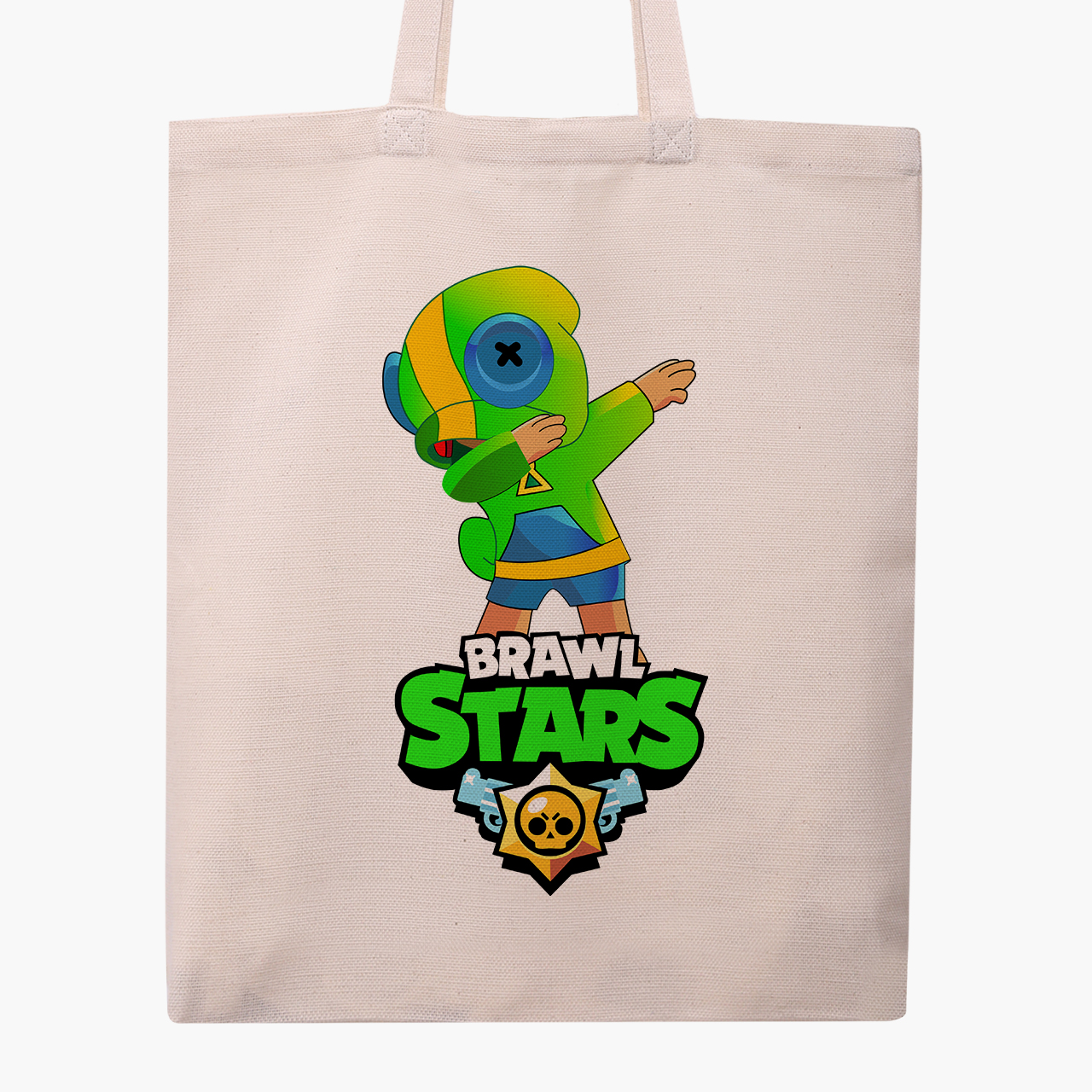 

Эко сумка шоппер Бравл старс (Brawl Stars) (9227-1705) 41x35 см Бежевый