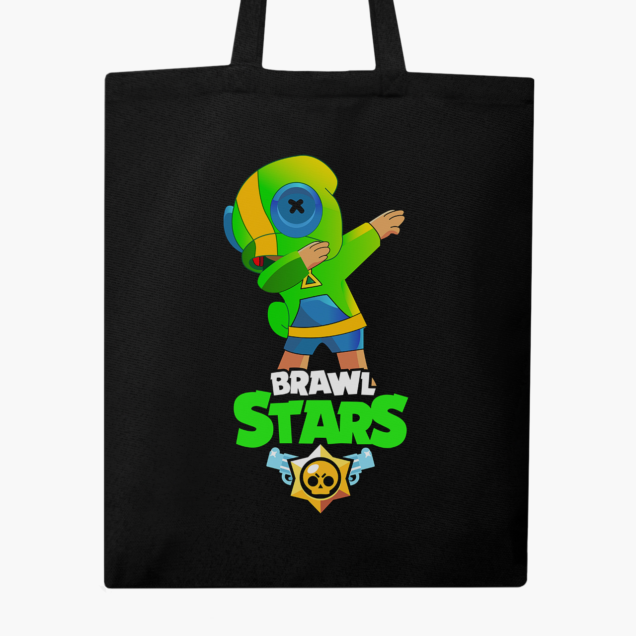 

Эко сумка шоппер Бравл старс (Brawl Stars) (9227-1705) 41x35 см Черный