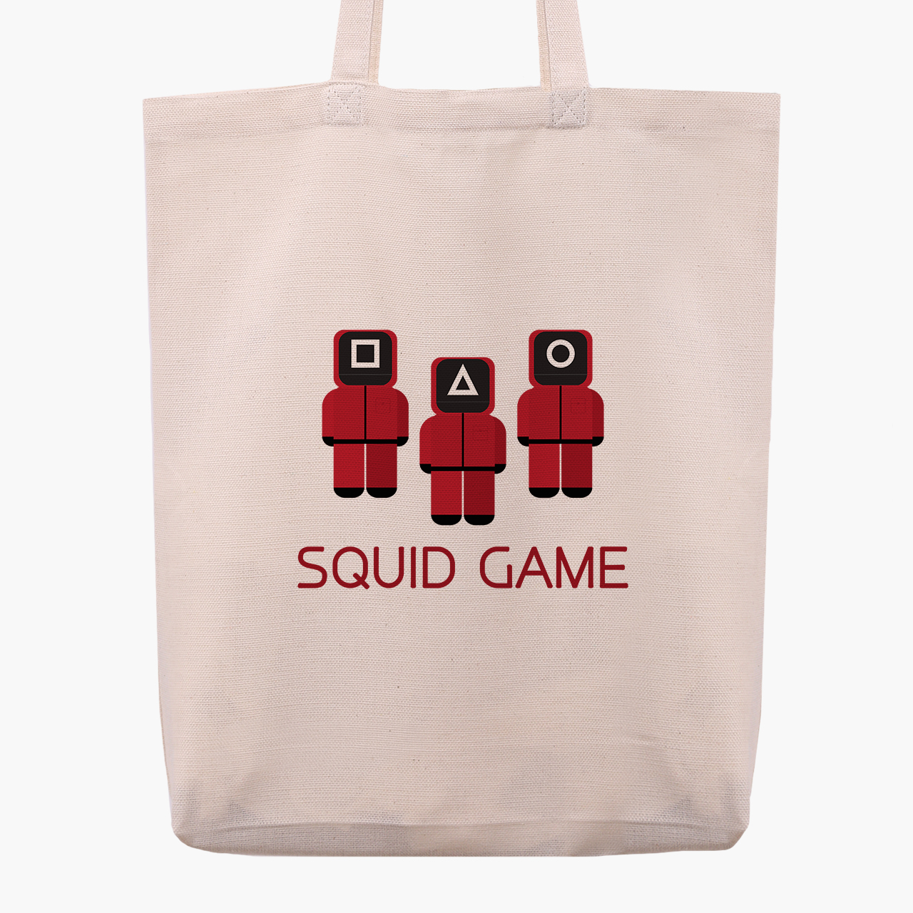

Эко сумка шоппер Солдаты Игра в кальмара (Squid Game) (9227-3364-1) 41x35x8.5 см Белый