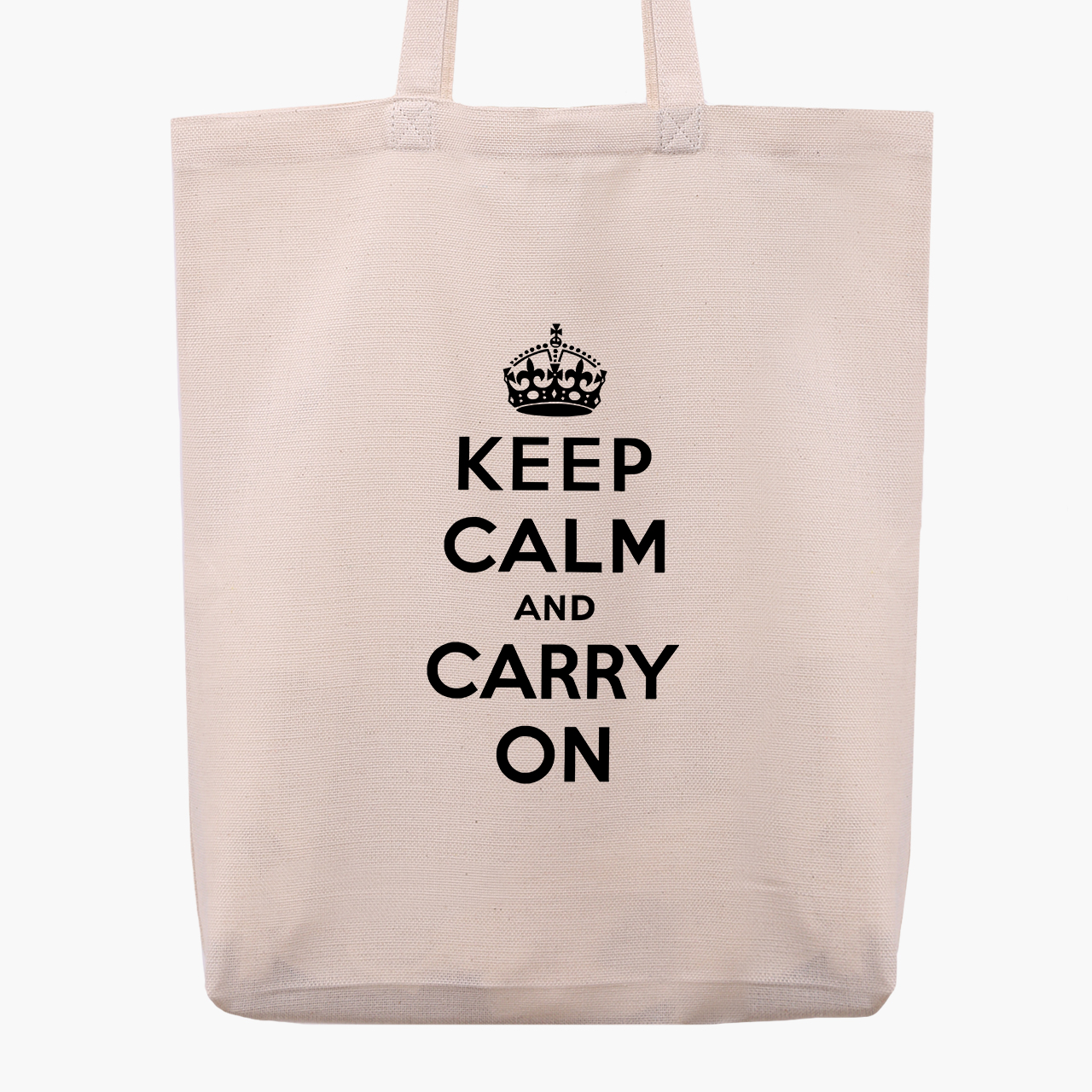 

Эко сумка шоппер Сохраняй спокойствие (Keep Calm) (9227-2009) 41x35x8.5 см Бежевый