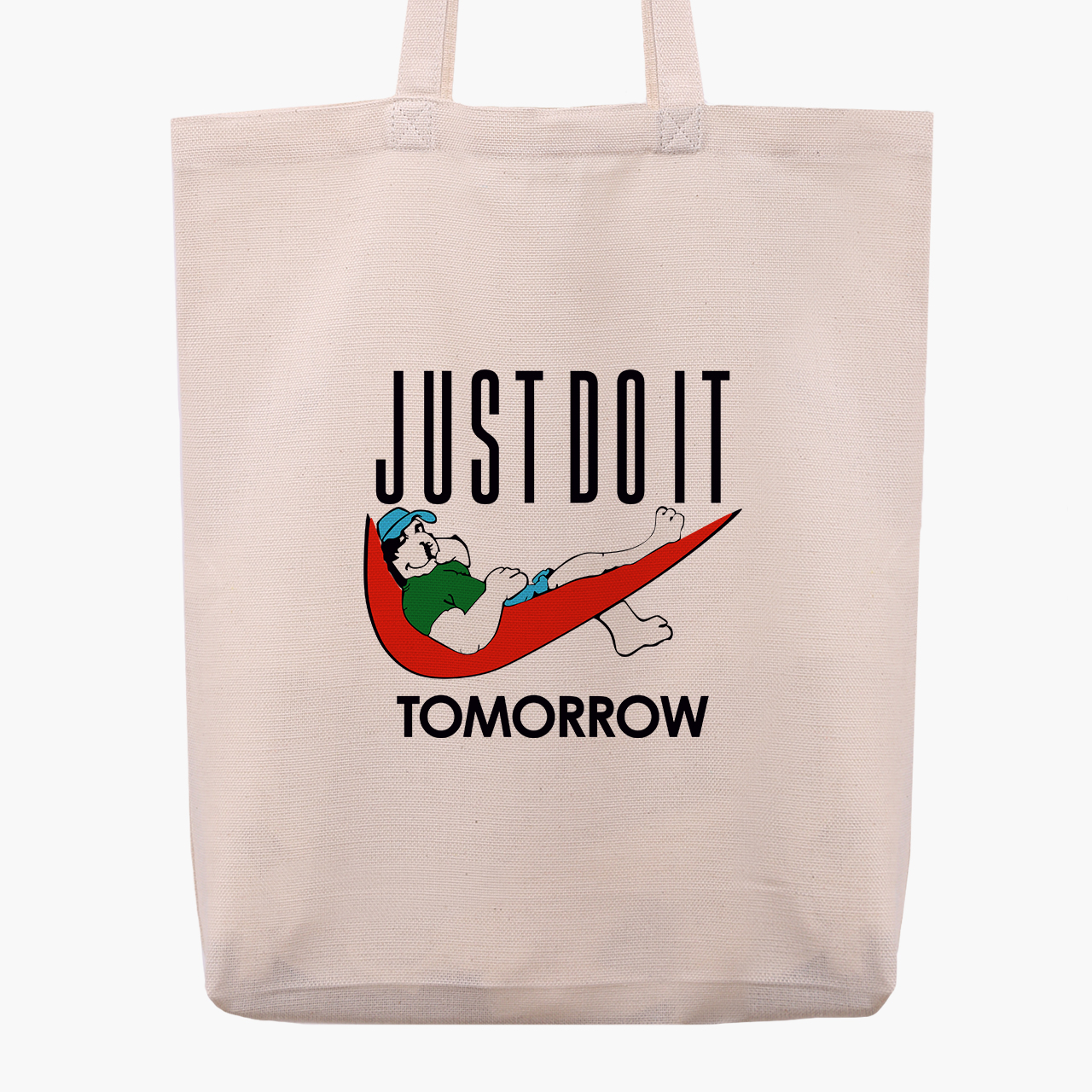 

Эко сумка шоппер Просто сделай это завтра (JUSTDOIT tomorrow) (9227-2007) 41x35x8.5 см Бежевый