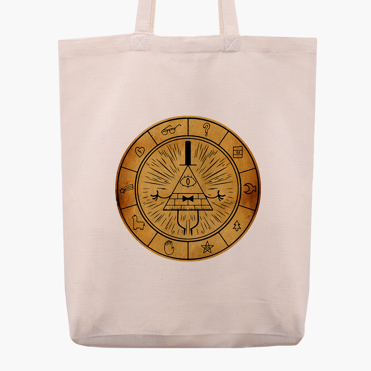 

Эко сумка шоппер Гравити Фолз Билл Шифр (Gravity Falls Bill Cipher) (9227-2627) 41x35x8.5 см Бежевый