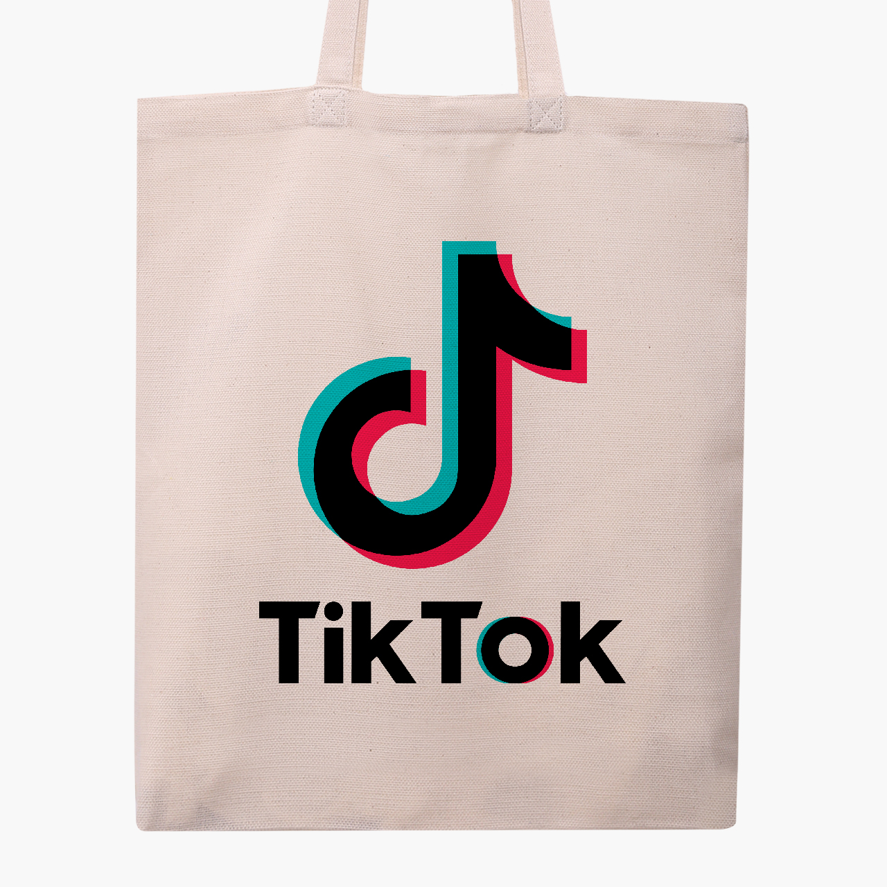 

Эко сумка шоппер ТикТок (9227-1389) 41x35 см Бежевый