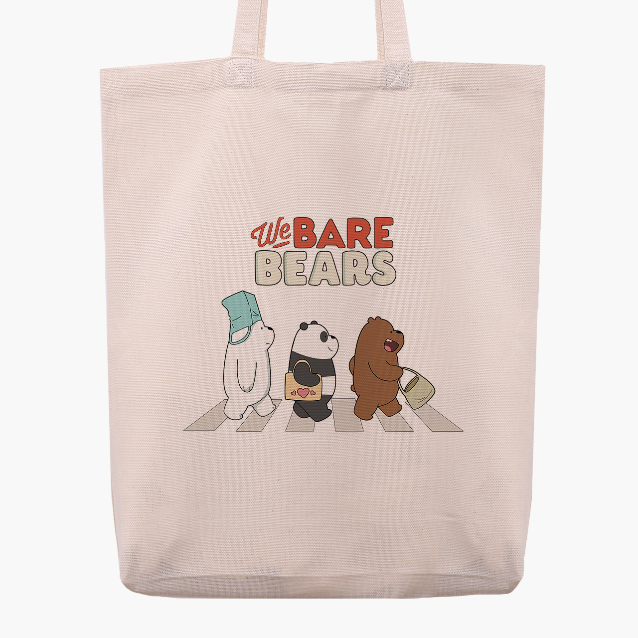 

Эко сумка шоппер Вся правда о медведях (We Bare Bears) (9227-2666) 41x35x8.5 см Бежевый