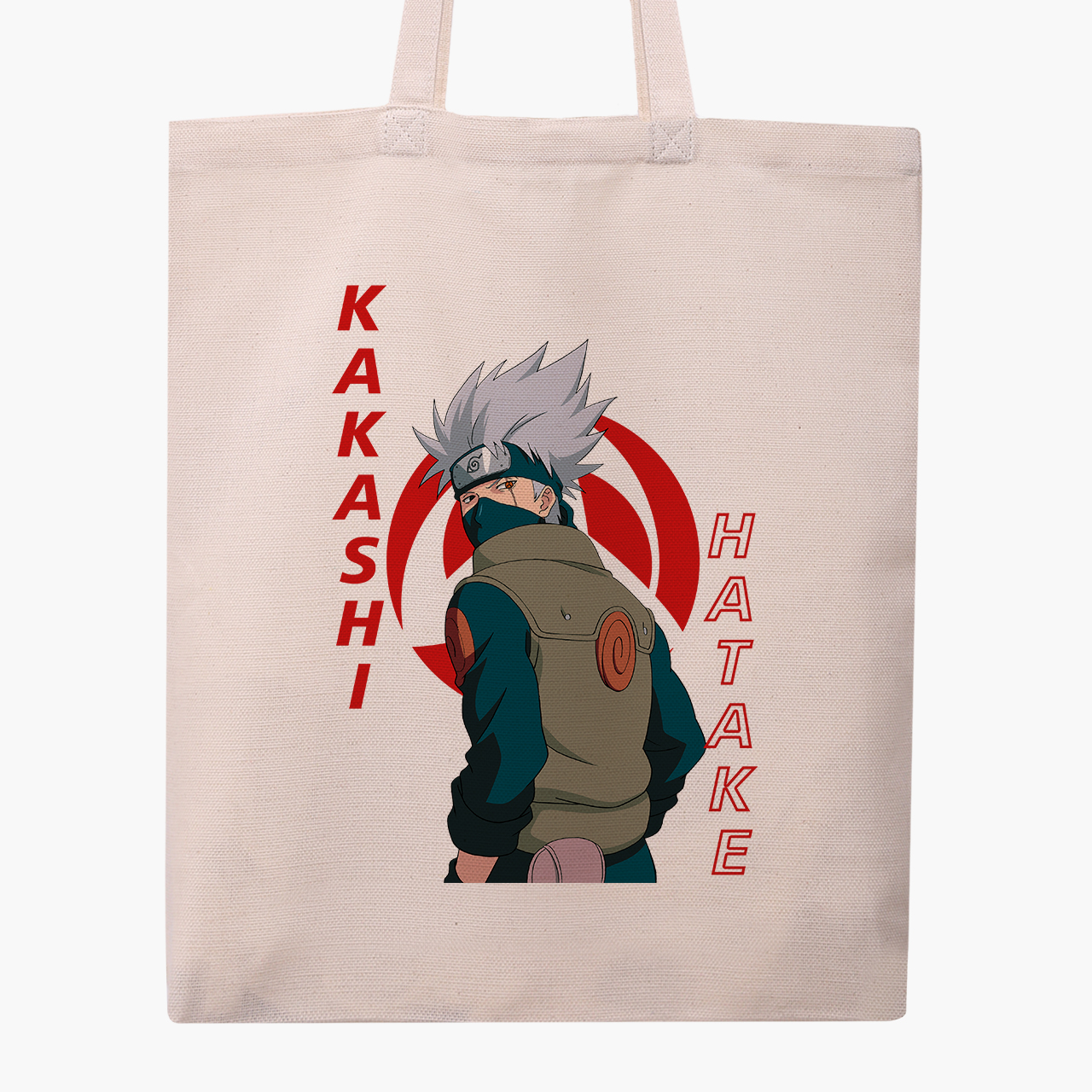 

Эко сумка шоппер Hatake Kakashi (9227-2820) 41x35 см Бежевый