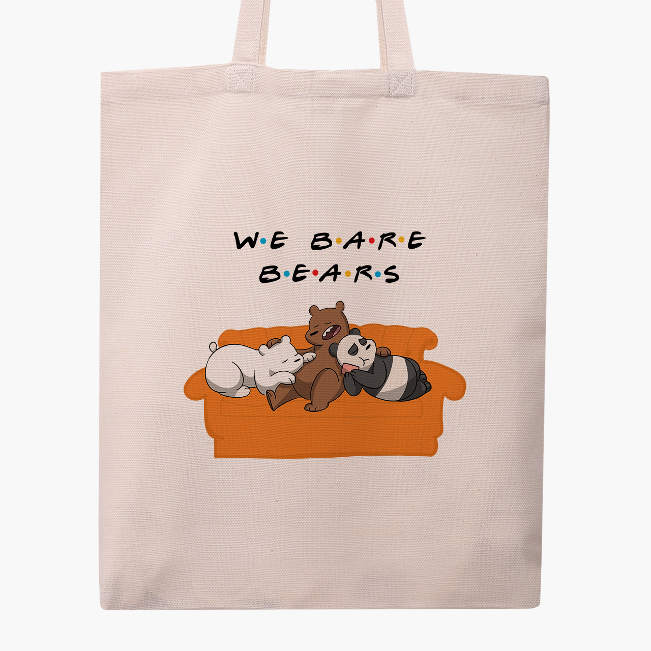 

Эко сумка шоппер Вся правда о медведях (We Bare Bears) (9227-2890) 41x35 см Бежевый