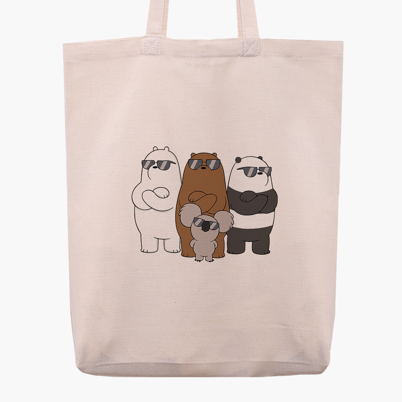 

Эко сумка шоппер Вся правда о медведях (We Bare Bears) (9227-2892) 41x35x8.5 см Бежевый