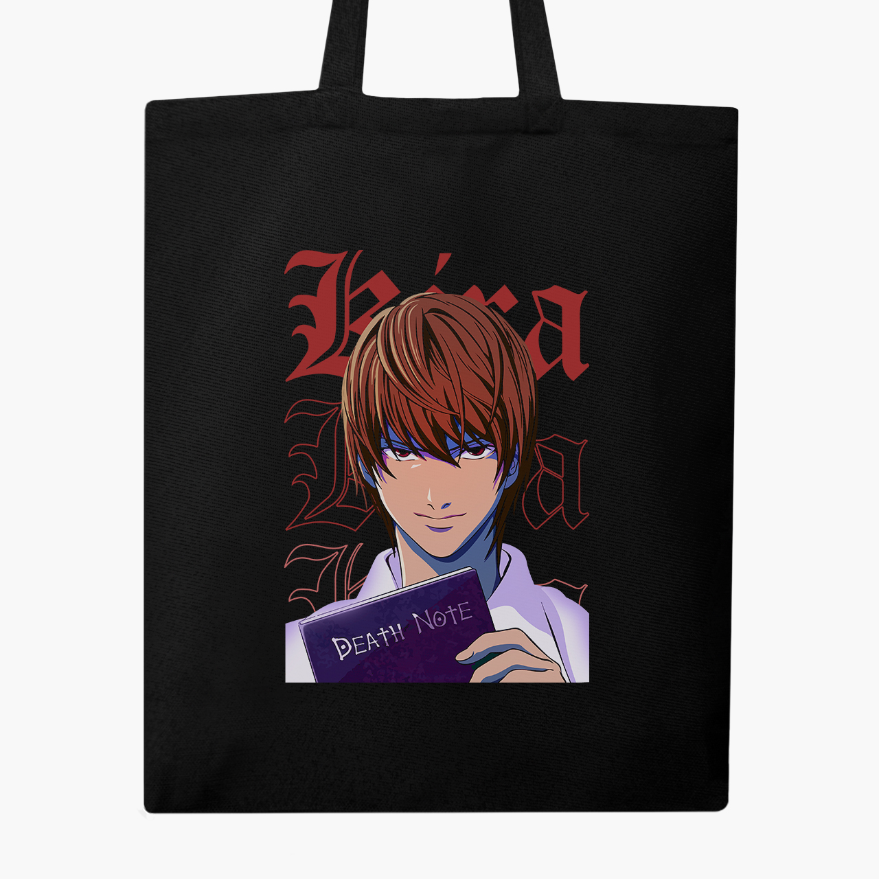 

Эко сумка шоппер Death Note Kira (9227-2823) 41x35 см Черный