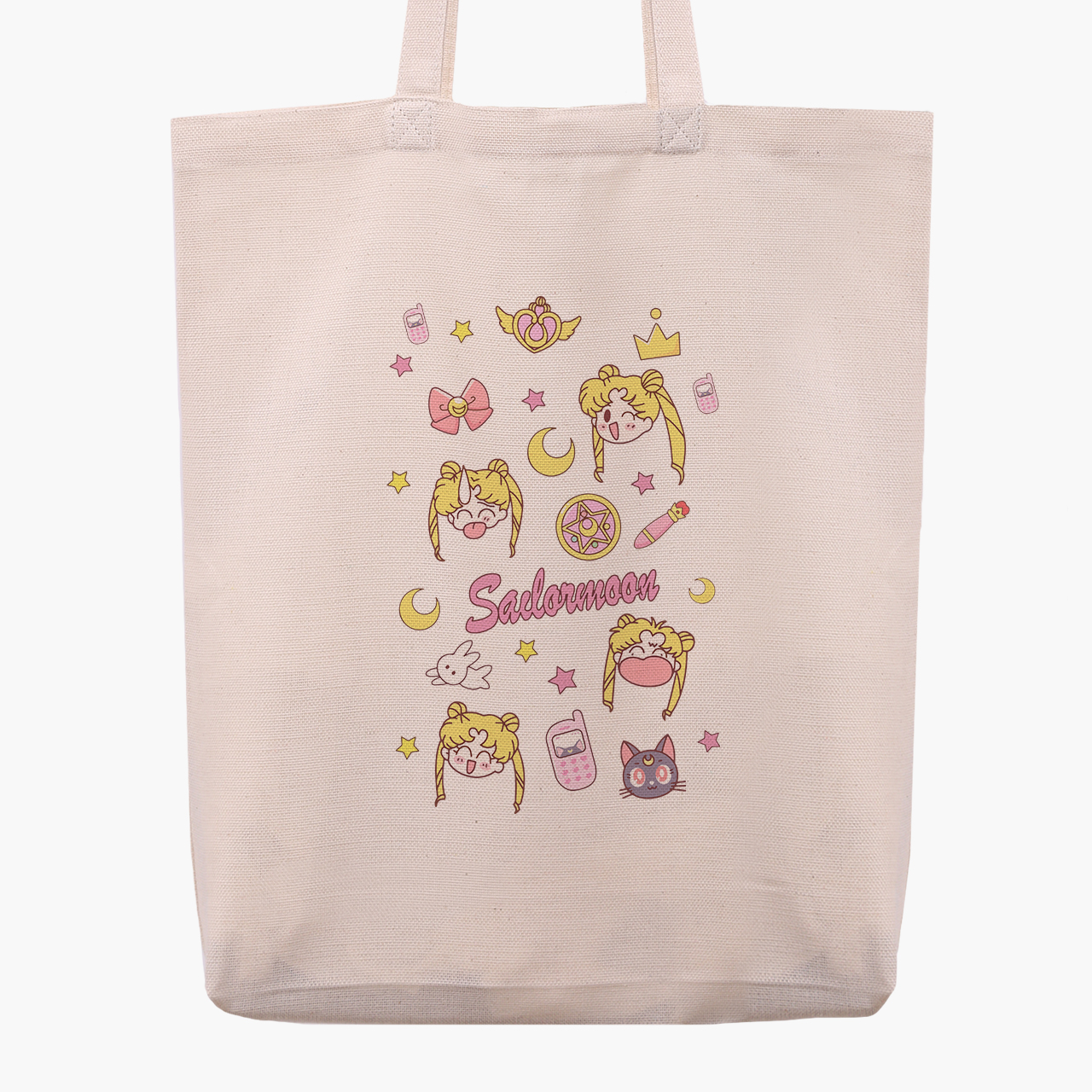 

Эко сумка шоппер Сейлор Мун (Sailor Moon) (9227-2911) 41x35x8.5 см Бежевый