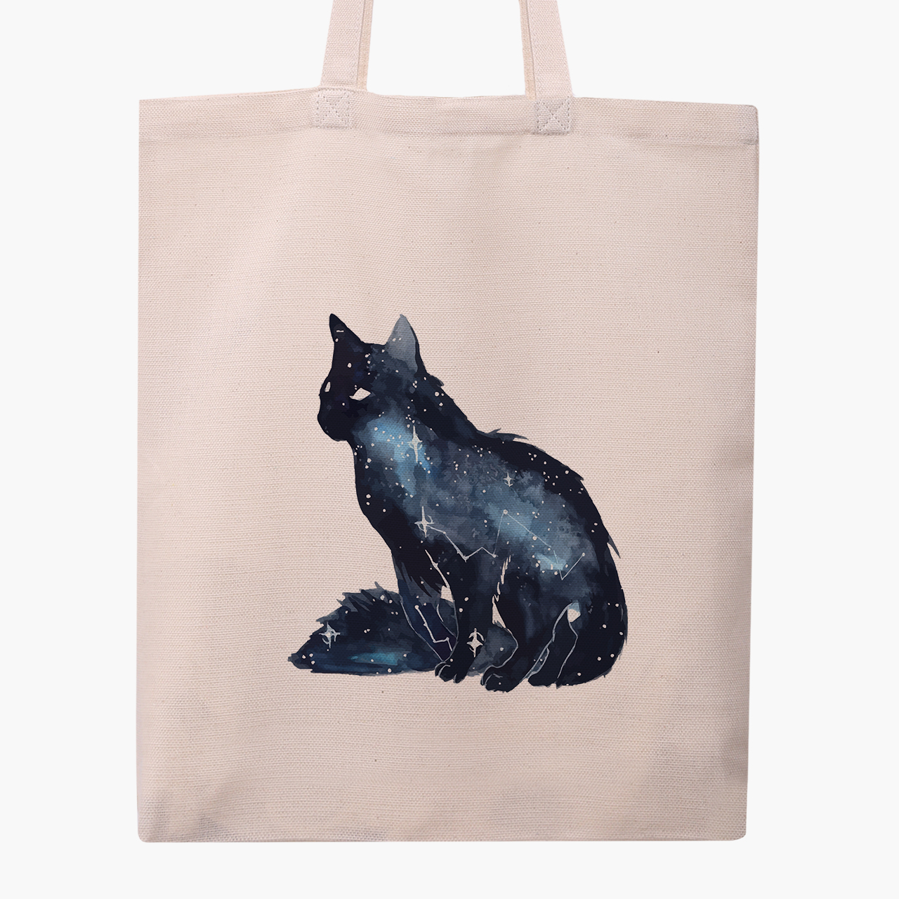 

Эко сумка шоппер Кошка (Cat) (9227-1758) 41x35 см Бежевый