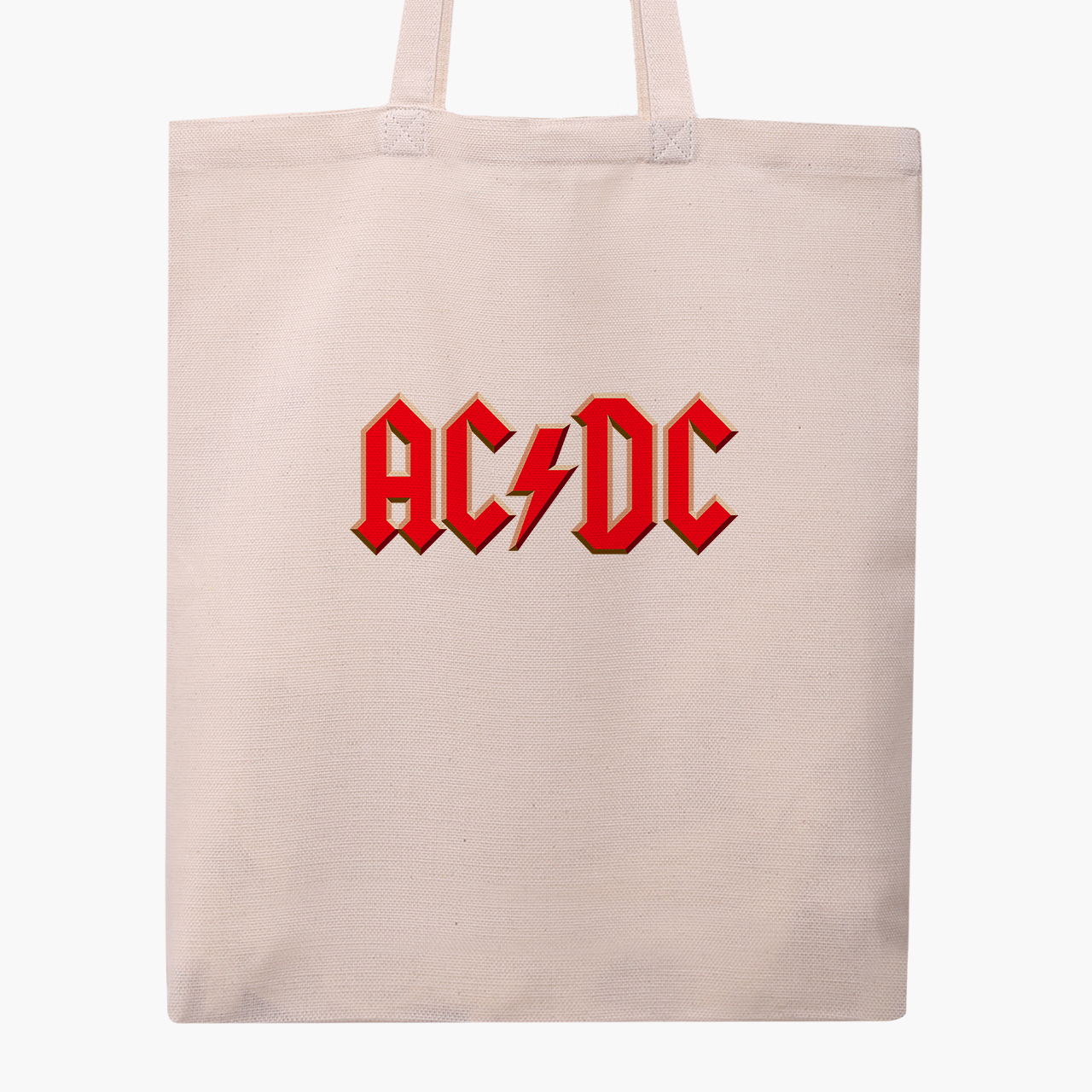 

Эко сумка шоппер АС/ДС (AC/DC) (9227-1980) 41x35 см Бежевый