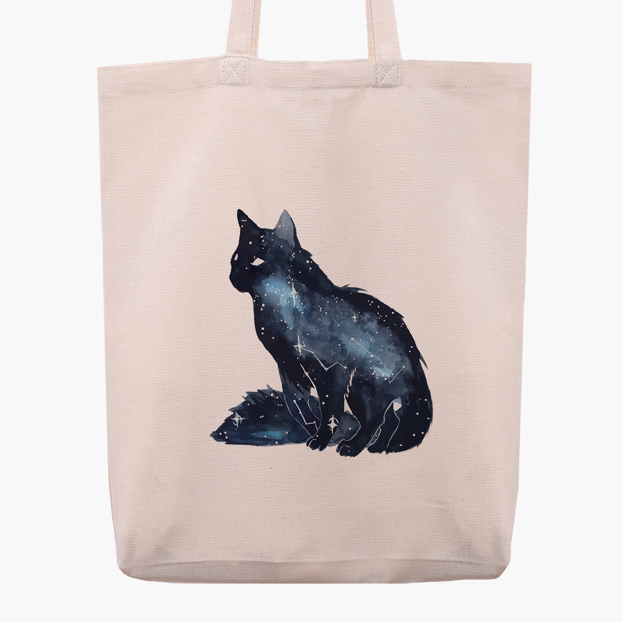 

Эко сумка шоппер Кошка (Cat) (9227-1758) 41x35x8.5 см Бежевый