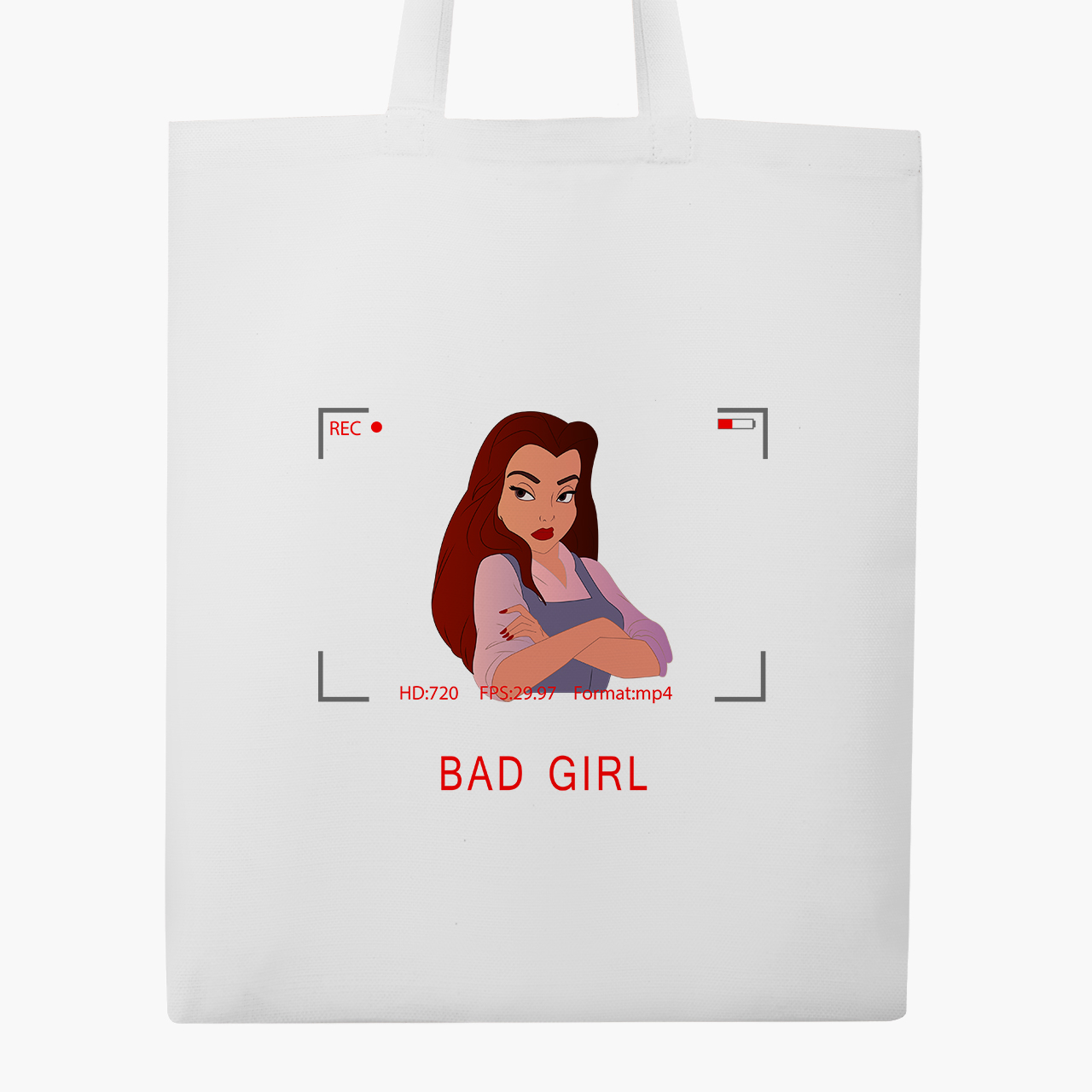 

Эко сумка шоппер Disney Princess Belle (9227-1434) 41x35 см Белый