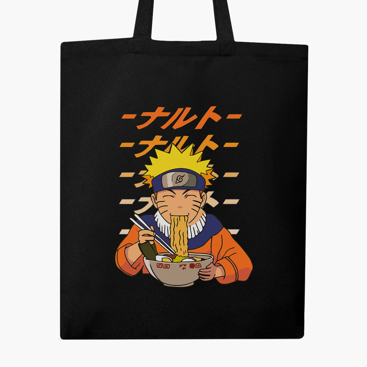 

Эко сумка шоппер Naruto Uzumaki (9227-2818) 41x35 см Черный