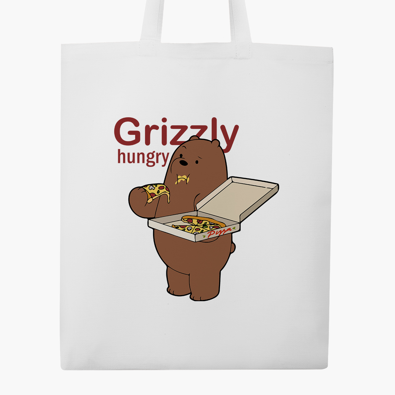 

Эко сумка шоппер Вся правда о медведях (We Bare Bears) (9227-2909) 41x35 см Белый