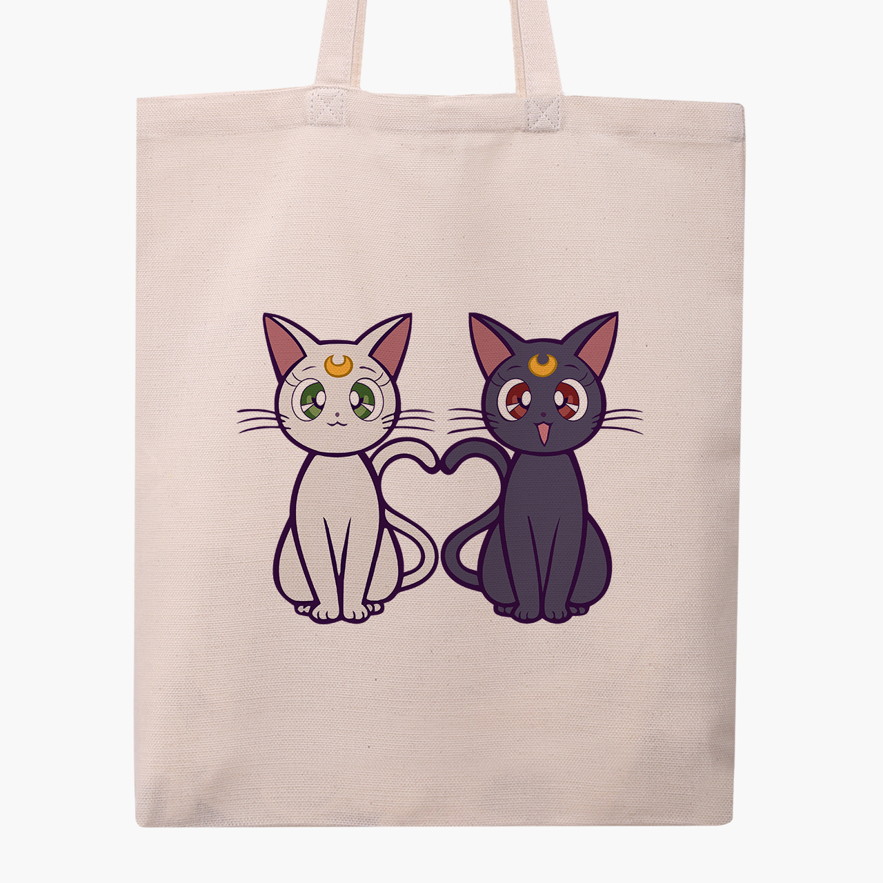 

Эко сумка шоппер anime Sailor Moon Cats (9227-2849) 41x35 см Бежевый