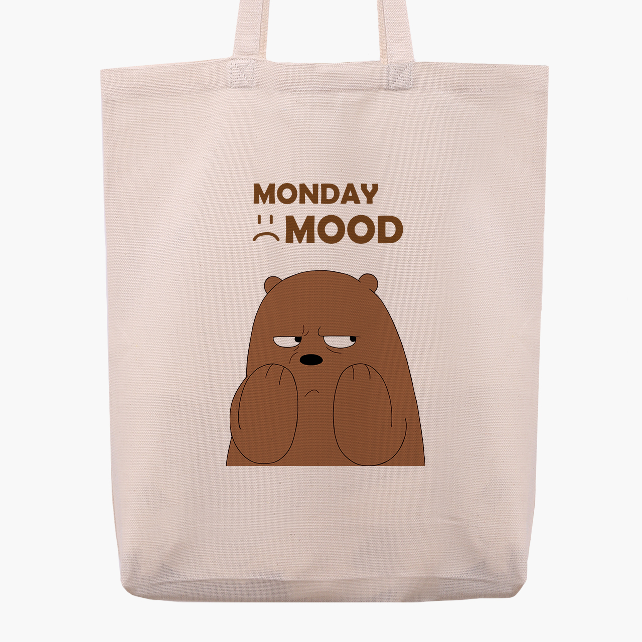 

Эко сумка шоппер Вся правда о медведях (We Bare Bears) (9227-2900) 41x35x8.5 см Бежевый