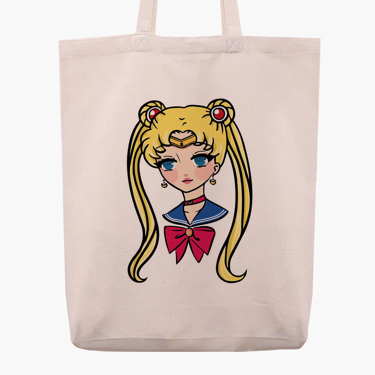 

Эко сумка шоппер Сейлор Мун (Sailor Moon) (9227-2926) 41x35x8.5 см Бежевый
