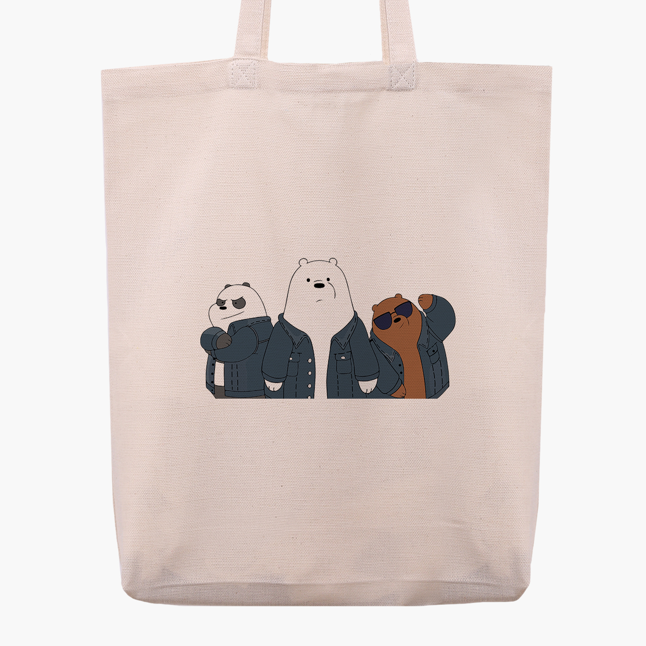 

Эко сумка шоппер Вся правда о медведях (We Bare Bears) (9227-2895) 41x35x8.5 см Бежевый