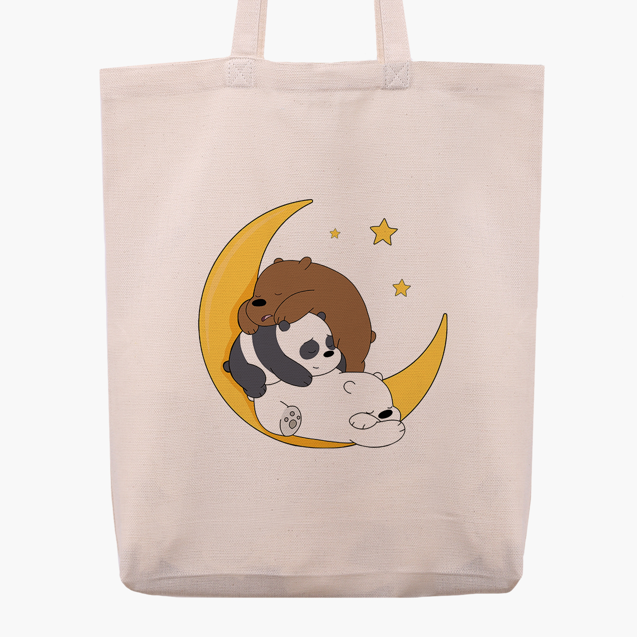 

Эко сумка шоппер Вся правда о медведях (We Bare Bears) (9227-2894) 41x35x8.5 см Бежевый