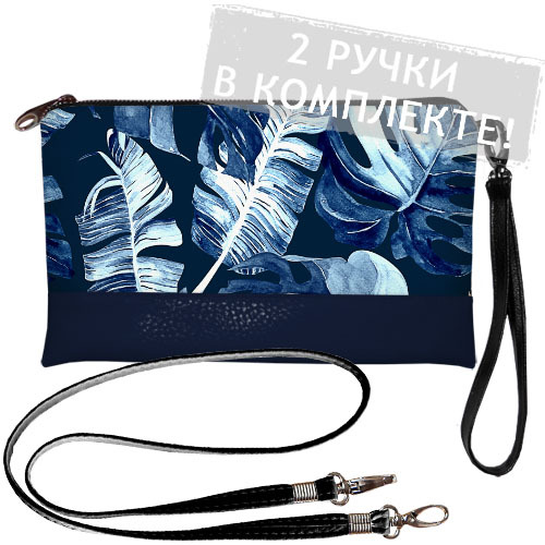 

Клатч через плечо Тропические листья Presentville 25х15 см 000175000