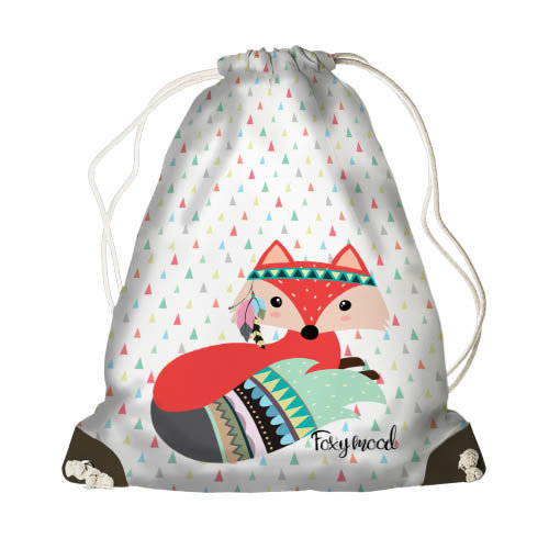 

Рюкзак-мешок MINI Гламурная лисичка Presentville 26х36 см 000172992