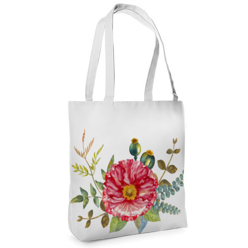 

Сумка женская тканевая Tenderness Flower Presentville 37х33х8 см 000173778