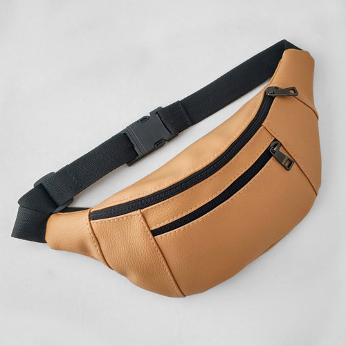 

Сумка на пояс, бананка BUMBAG (экокожа), цвет ореховый Presentville 27х16 см 000173217