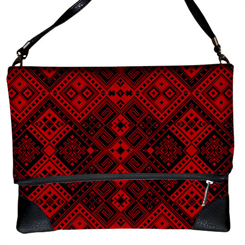 

Сумка на плечо женская Pretty Украинский орнамент Presentville 26х39 см 000171125