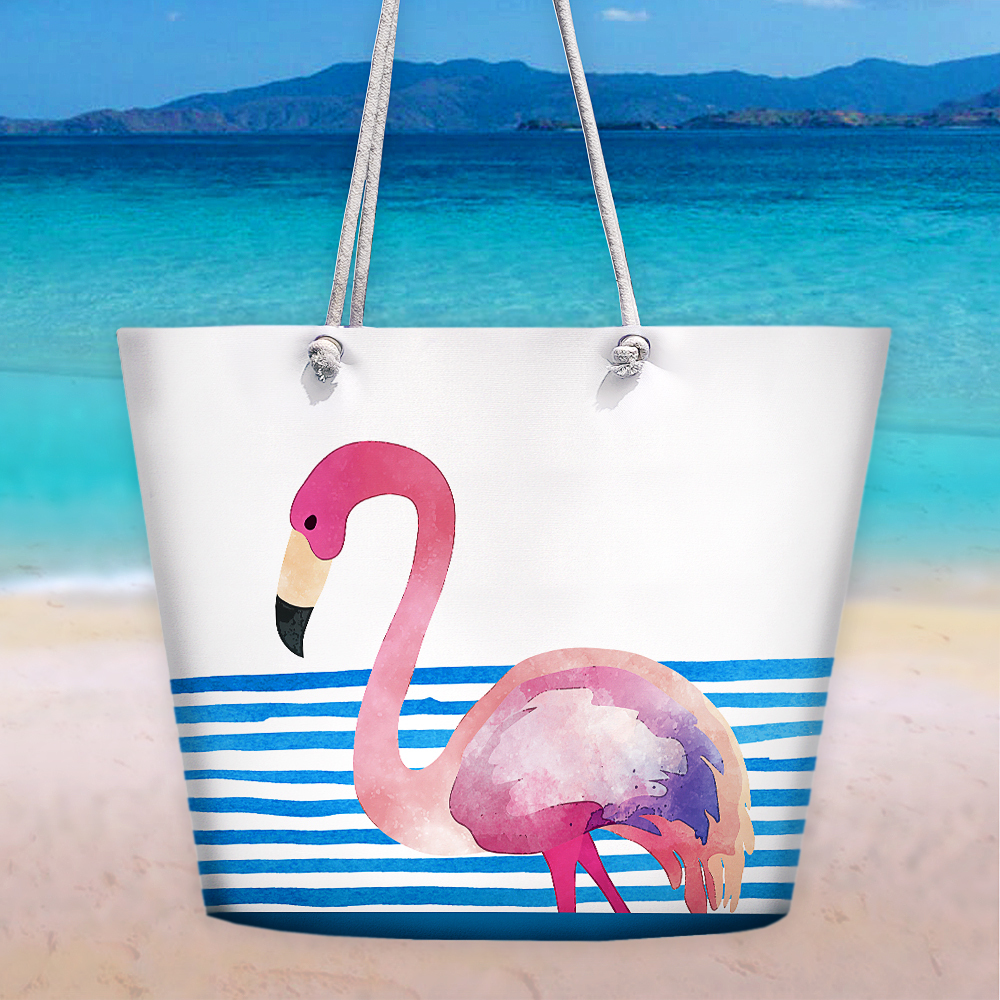 

Пляжная сумка Malibu Фламинго Presentville 50х36х15 см 000171033