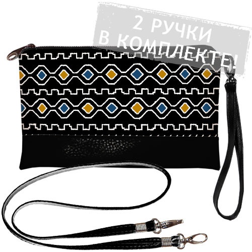 

Клатч через плечо Орнамент Presentville 25х15 см 000174941