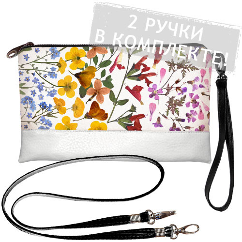 

Клатч через плечо Яркие полевые цветы Presentville 25х15 см 000175010