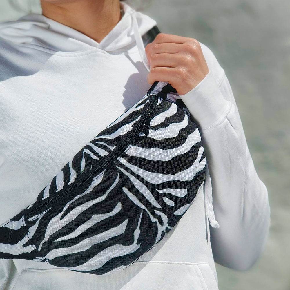 

Сумка бананка BUMBAG Зебра Presentville 27х16 см 000174033