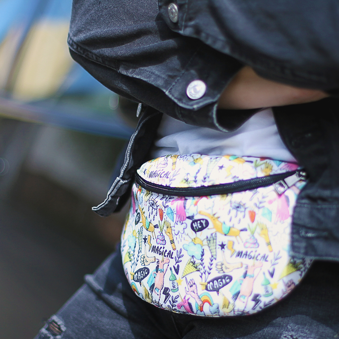 

Сумка бананка BUMBAG Magic Presentville 27х16 см 000174093