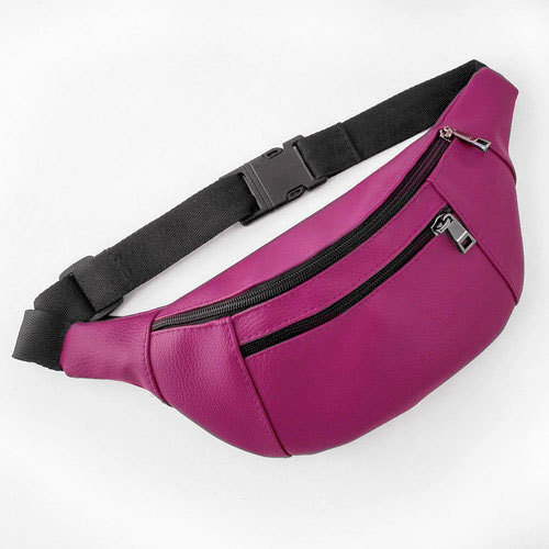 

Сумка на пояс, бананка BUMBAG (экокожа), цвет розовый Presentville 27х16 см 000173192